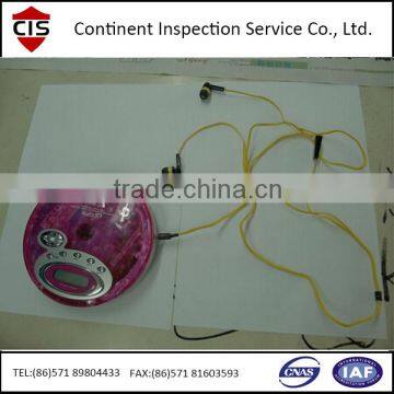 CD player/CD drive 100% inspection service/ third party inspection company