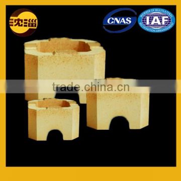 Lower porosity cylindrical brick fire brick of different sizes and shapes glass fusing kilns