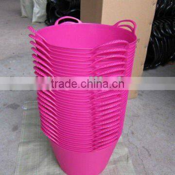 plastic bucket,flexible PE garden tub,All Purpose trug,Shopping basket