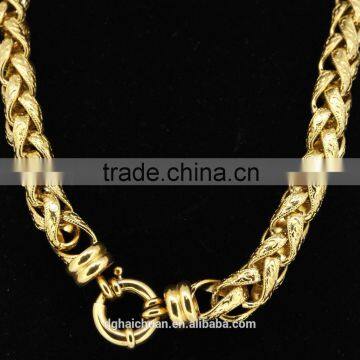 2015 latest gold chain designs 24k galvanized solid gold chains                        
                                                Quality Choice