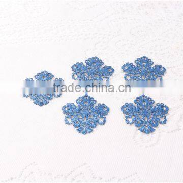new style of adhesive glitter dokoh patches applique