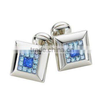 Metal Rinstone Cufflinks