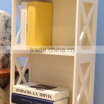 GJ-YJ12040 Modern Life Furniture Waterproof Bookcase Storage Shelf White Book Shelf photo-5