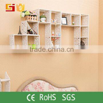 Home decorative floating Set wall shelf with wall cubes