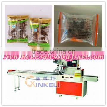 Beef jerky in tray flow packaging machine