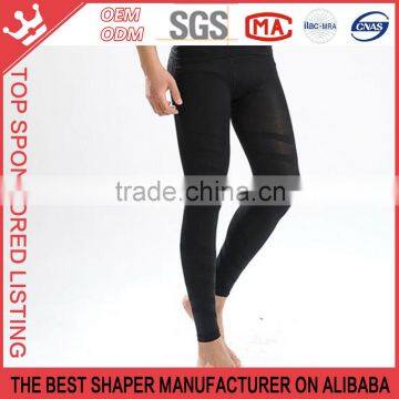 Strong Pressure Thermal Underwear Control Top Tights For Fat Men