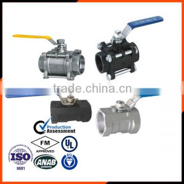 Stainless steel 304/316 ANSI/JIS/DIN Standard ball valve