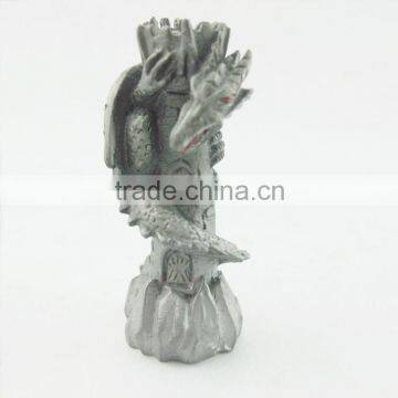 YLCT08 custom shape aluminium animal figure toy,zinc die casting figure toy,metal action figure toy