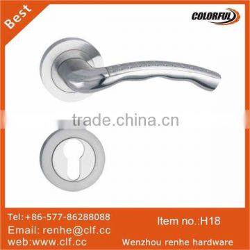 Zinc door handle and lock