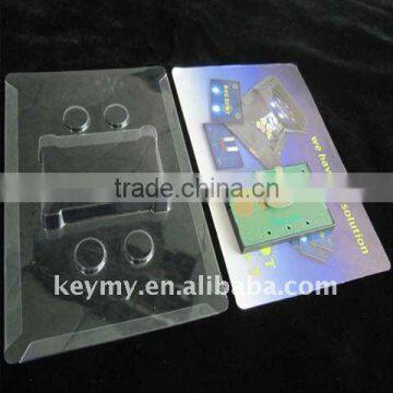 PVC 3side folded packaging