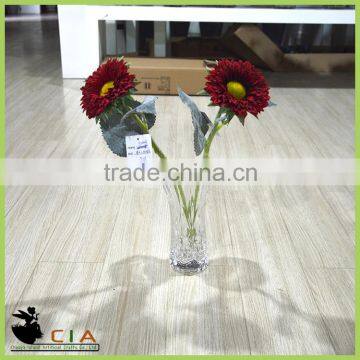 Fabric Artificial Flower Sunflower , Artificial Garden Flowers