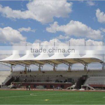 PTFE tent membrane structure of sports stand environmental with high quality