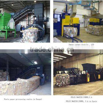 Full Automatic Hydraulic Waste Paper and Scarps Plastic Baler Press Machine photo-3
