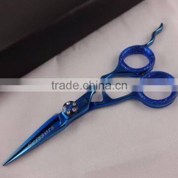 Blue Titanium Color Hairdressing Scissors & Barber Scissors Free Shipping For 50 Pieces