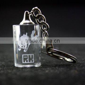 China new product crystal souvenirs gifts crystal keychain