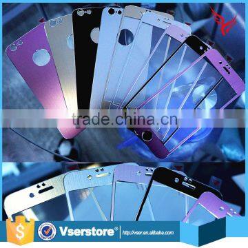 0.33mm tempered glass screen protector for iphone mobile screen protector aluminium alloy color tempered glass screen protector