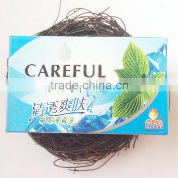 Non Transparent Natural Skin Whitening Bath Soap With Paper Bag photo-4