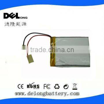 3.7V Rechargeable Polymer Li-ion Battery 1000mAh for digital device MP3/MP4