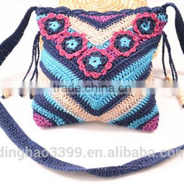 2016 fashion design shoulder bag national style nice bag women's woven bag