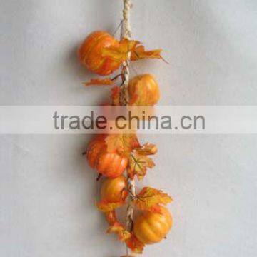 2014 New Artificial Fruits Fake Pumpkin String 25 inch Artificial Pumpkin String