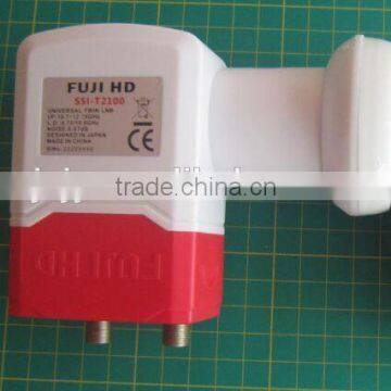 Stocks for best quality Fuji HD universal ku band Twin lnb, Fuji 2 outputs lnb in stock