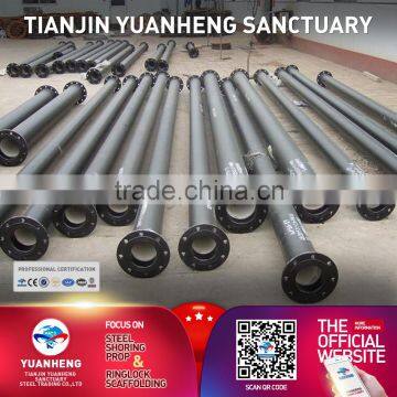 China manufacture Double Flanged Pipe with Puddle Flange