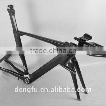 Dengfu carbon TT frame hot sale time trial bike frame with nice design FM087