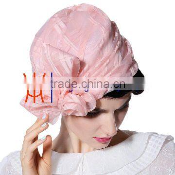 100% Organza Wedding Hats ODM Women Hats Sale Accept Small Order