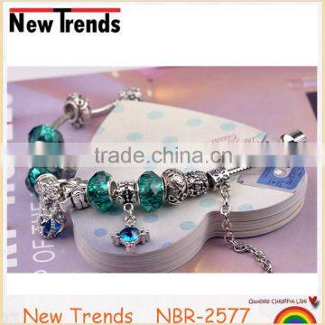 Fashion Nice Quality Wholesale Glass Beads Bracelet Charm Bracelet