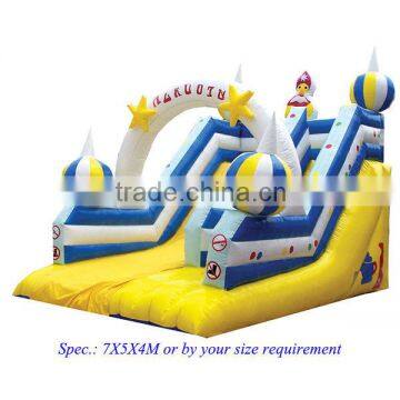 Festival PVC tarpaulin slide christmas inflatable