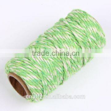 double color cotton rope bakers twine for gift packing