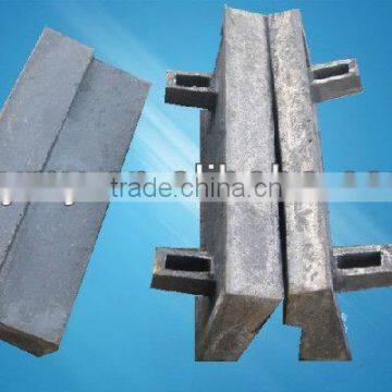 High manganese steel casting breaker bar for scrap shredder