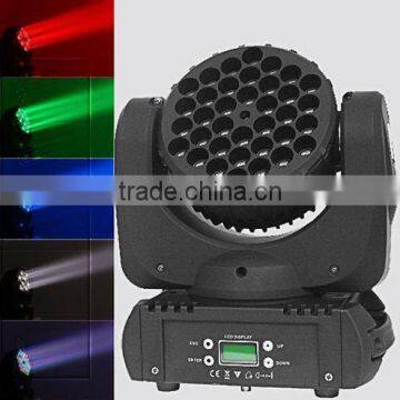36pcs*3W RGBW Led Mini Moving Head Beam Light With Flight Case photo-4