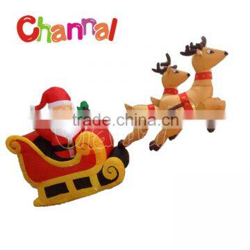 Best toys for 2016 Christmas gift Christmas Santa sleigh indoor decoration