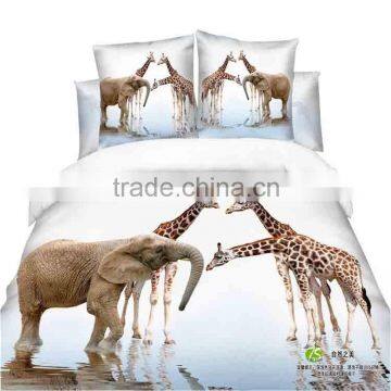 Elephant and Giraffes Design Bed Cover 100% Cotton 4D Bedding Sets                        
                                                Quality Choice
                                                    Most Popular