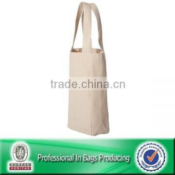 High Quality Custom Cheap Reusable Canvas Wine Bag Bottle Bag photo-4