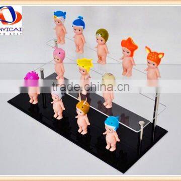 Dolls and mini figures acrylic display stand set