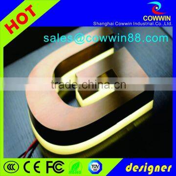 Decorative LED Illuminated Halo Shop Sign Backlit Channel Letter photo-2