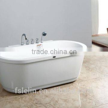 Foshan Lelin white acrylic art freestanding bathtub of JD-3001