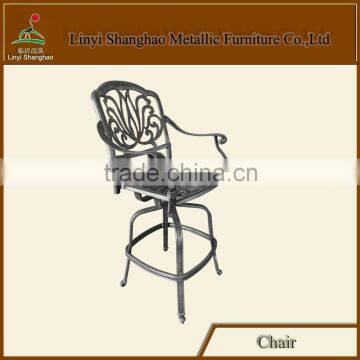 Hot sale! SH052 Elizabath bar stool outdoor cast aluminum furniture chair