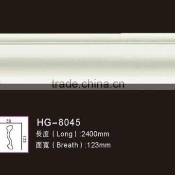 HG8045 polyurethane pu primed crown cornice moulding