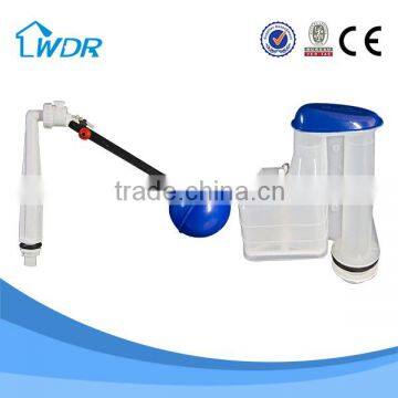 Washdown toilet plastic flushing water tank fitting