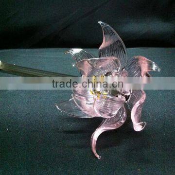 New Design Colorful Glass Flower Light for Lobby Decoration,decorative Flowers Light,decorative Branch