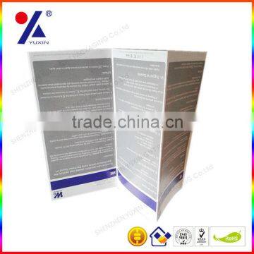 customized card printing service,package accessories user manual or user guide