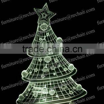 2015 New Arrival 3D LED Table Decorations Christmas Tree