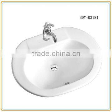 china hot sale ceramic bathroom wash sink