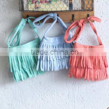 MS70065P Candy color girls tassle fringe bags