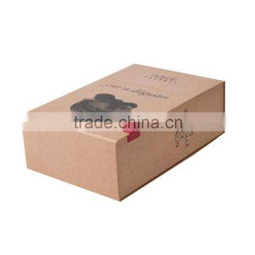 Flat shipping high quality brown boxes for packing high quality
