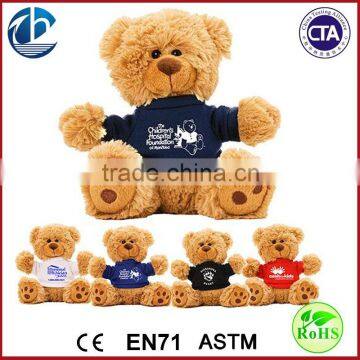 Plush Toys Factory Wholesale Plush Bear / Plush Teddy Bear With Different Cloth