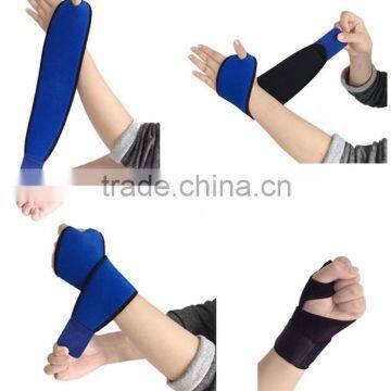 nylon spandex hook and loop wrist and finger brace strap